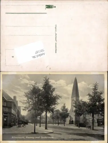 586187,Hilversum Neuweg met Zuiderkerk