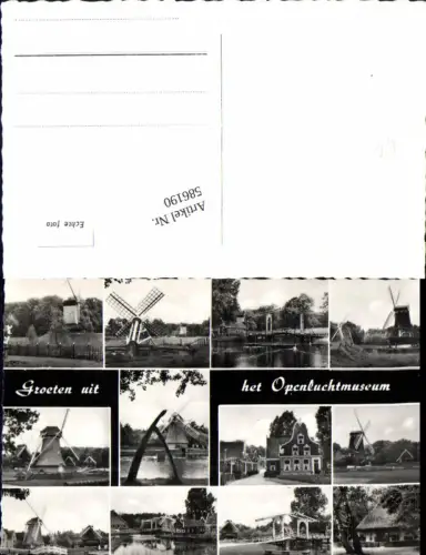 586190,Openluchtmuseum Arnhem Arnheim Windmühlen Mühlen