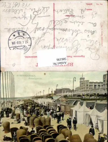 586196,Scheveningen Strand Strandleben