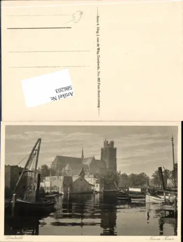 586203,Dordrecht Hafen Neuer Segelschiffe