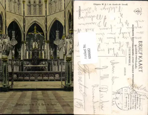 606682,Veghel Kirche Kerk Altar Kreuz