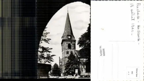 606696,Enschede Grote Kerk Kirche VW Käfer Auto PKW