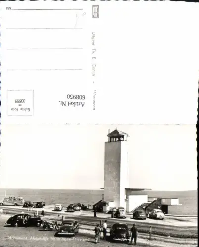 608950,Foto Ak Monument Afsluitdijk Wieringen Friesland VW Käfer Auto Netherlands
