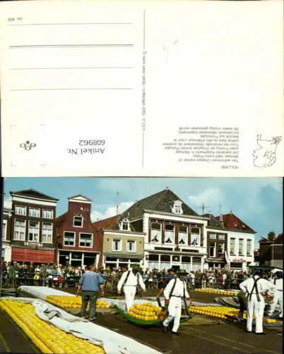 608962,Holland Alkmaar Kaasmarkt Käsemarkt Tracht Netherlands