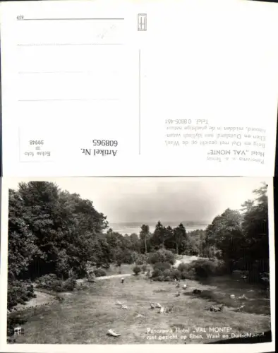 608965,Foto Ak Waal en Duitschland Elten Panorama Hotel Val Monte Netherlands