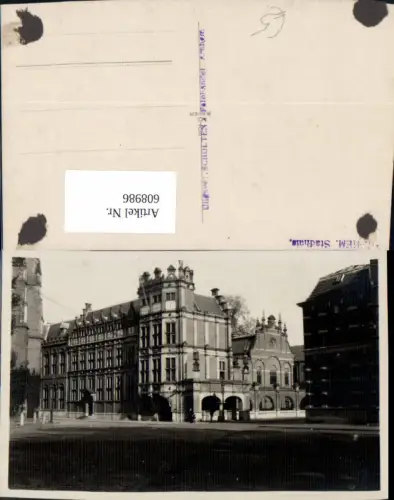 608986,Foto Ak Arnhem Stadhuis Netherlands