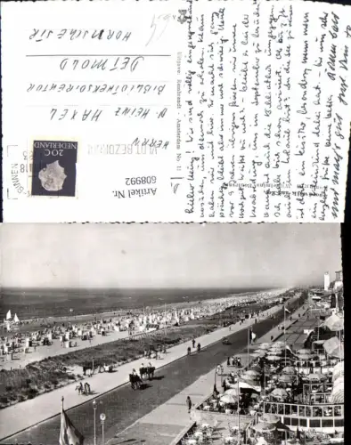 608992,Foto Ak Noordwijk aan Zee Koningin Wilhelmina Boulevard Netherlands