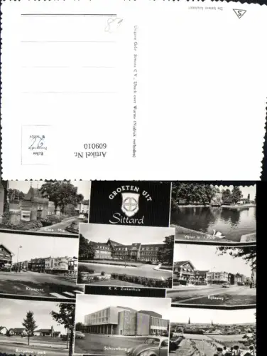 609010,Mehrbild Ak Groeten uit Sittard Casa Mia Kruispunt Rijksweg Netherlands
