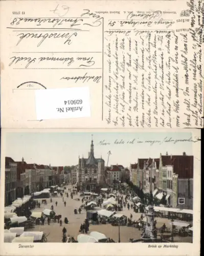 609014,Deventer Brink op Marktdag Netherlands
