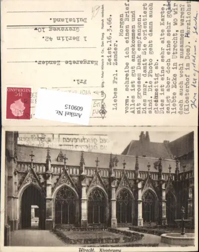 609015,Utrecht Kloostergang Kloster Kreuzgang Netherlands