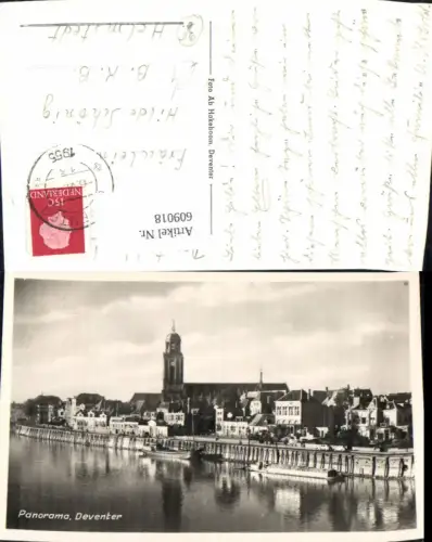 609018,Foto Ak Panorama Deventer Netherlands