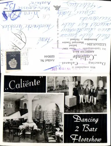 609044,Mehrbild Ak Amsterdam Holland Caliente American Bars Netherlands