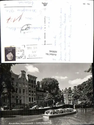 609046,Amsterdam Heerengracht Leidschegracht Schiff Boot Netherlands