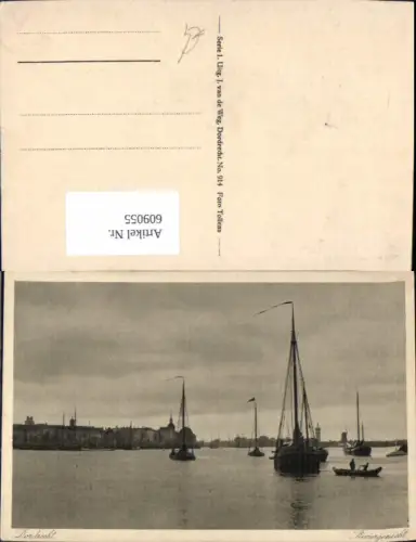 609055,Dordrecht Riviergezicht Schiffe Boote Netherlands