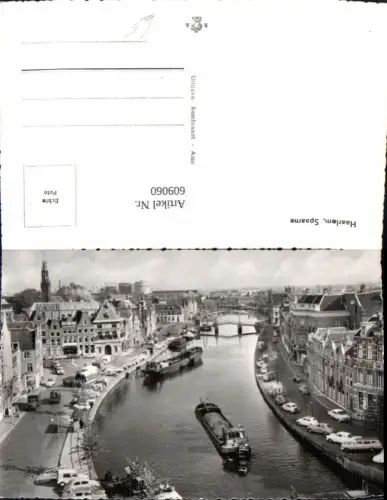 609060,Foto Ak Haarlem Spaarne Schiff Netherlands