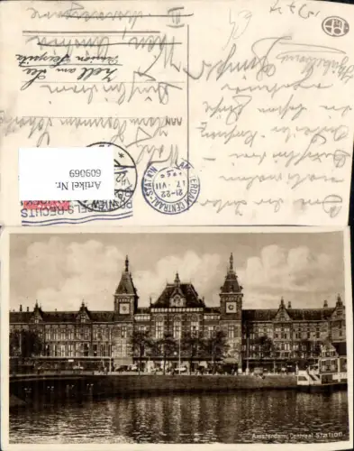 609069,Amsterdam Centraal Station Bahnhof Netherlands