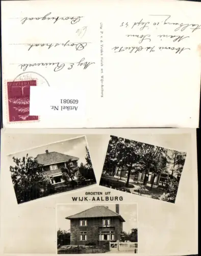 609081,Mehrbild Ak Groeten uit Wijk-Aalburg Netherlands