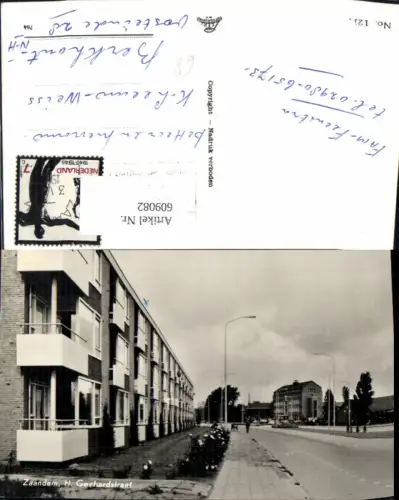 609082,Foto Ak Zaandam H. Gerhardstraat Netherlands