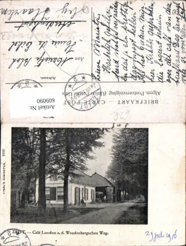 609090,Zeist Cafe London a. d. Woudenbergschen Weg Netherlands