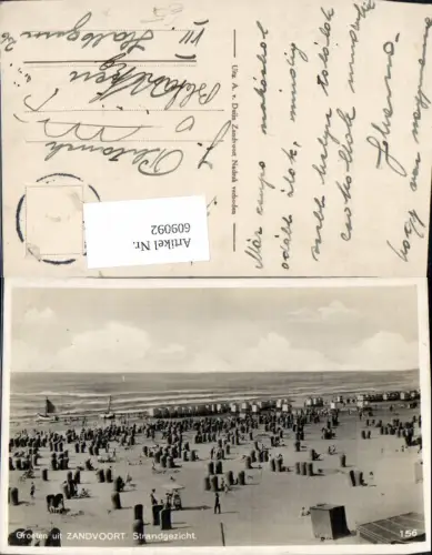 609092,Groeten uit Zandvoort Strandgezicht Strandleben Strand Netherlands