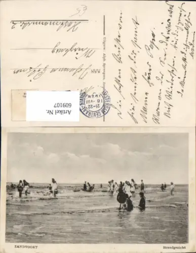 609107,Zandvoort Strandgezicht Strandleben Strand Netherlands