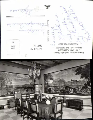 609114,Foto Ak Polderkamer Heinenoord Streekmuseum Hoeksche Waard Hof van Assendelft Netherlands