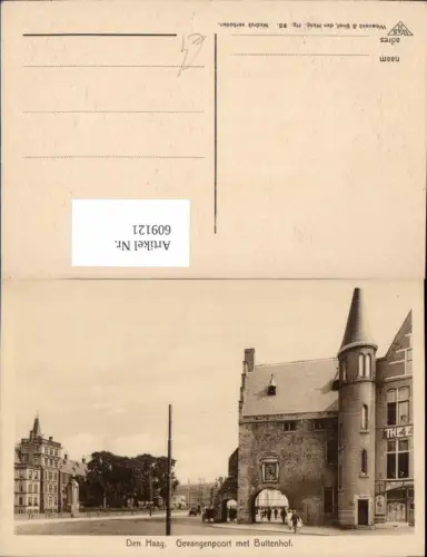 609121,Den Haag Gevangenpoort met Buitenhof Netherlands