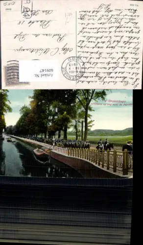 609147,´s Gravenhage Artillerie op weg naar de Parade Soldaten Pferde Netherlands