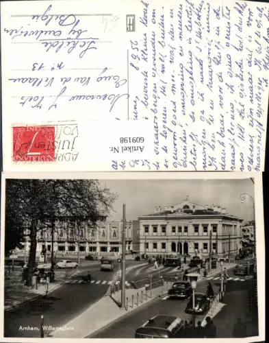 609198,Foto Ak Arnhem Willemsplein Netherlands