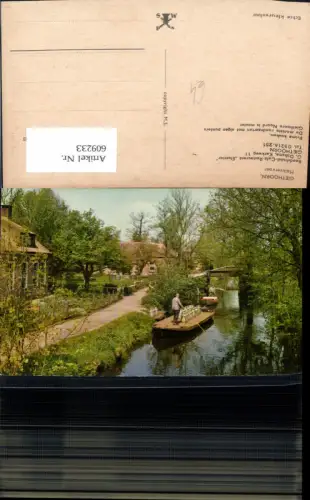 609233,Giethoorn Melkvervoer Boot m. Milch Milchboot Netherlands