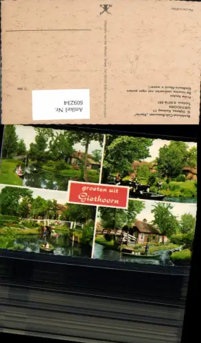 609234,Mehrbild Ak Groeten uit Giethoorn Netherlands
