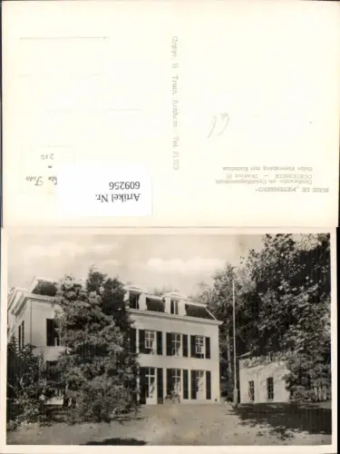 609256,Foto Ak Oosterbeek Huize de Pietersberg Netherlands Renkum Gelderland