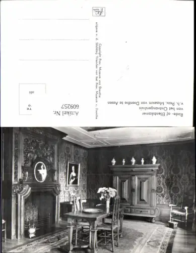 609257,Foto Ak Assen Drente Museum Rode- of Ellentskamer van het Ontvangershuis Netherlands
