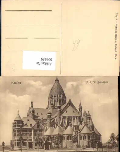 609259,Haarlem R. K. St Bavo Kerk Kirche Netherlands