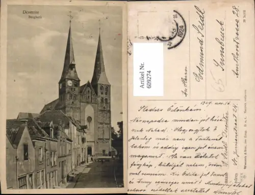609274,Deventer Bergkerk Kirche Bergkirche Netherlands