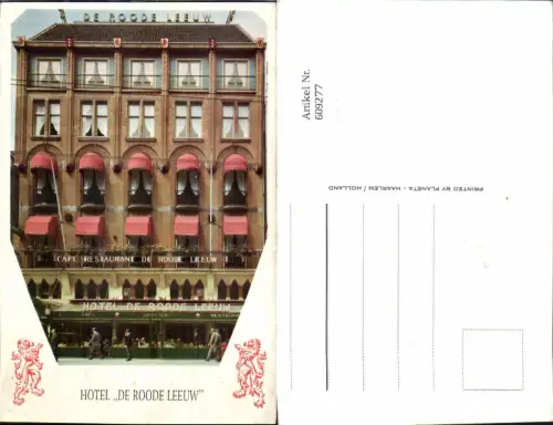 609277,Amsterdam Damrak Hotel De Roode Leeuw Netherlands