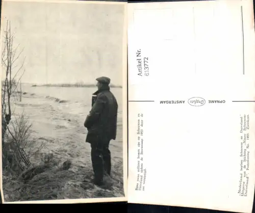 613772,Foto Ak Schouwen en Duiveland Stormramp 1953 Überschwemmung Netherlands