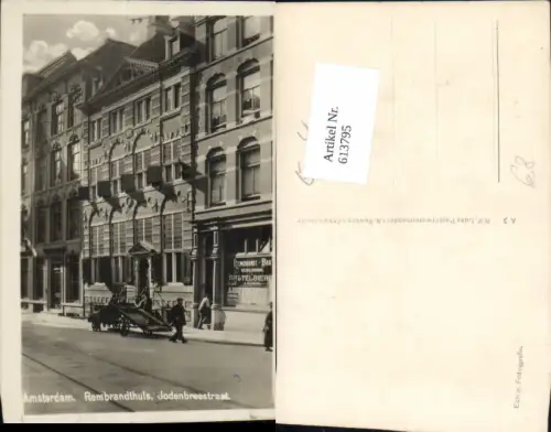 613795,Foto Ak Amsterdam Rembrandthuis Jodenbreestraat Netherlands
