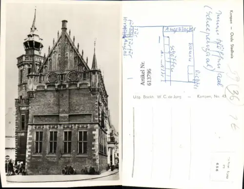 613796,Foto Ak Kampen Oude Stadhuis Netherlands