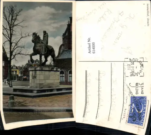 614000,Janskerkhof Utrecht Reiterdenkmal Denkmal Netherlands
