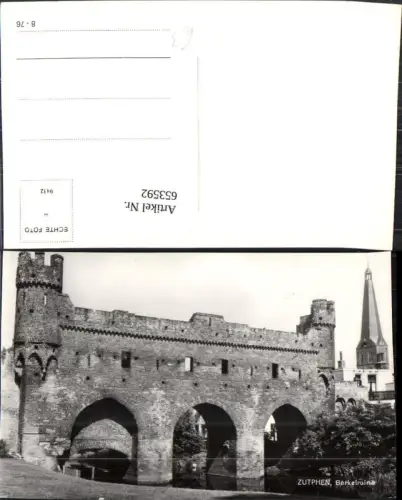 653592,Foto Ak Zutphen Berkelruine Nederlands