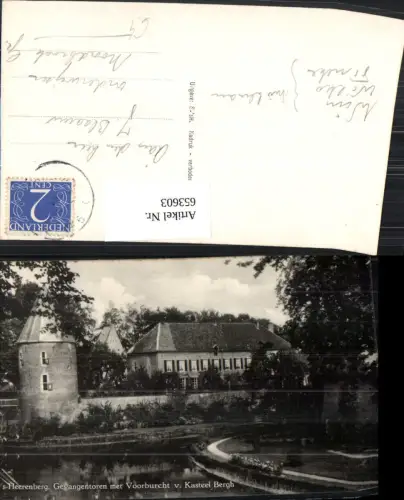 653603,s-Heerenberg Gevangentoren met Voorburcht v. Kasteel Bergh Nederlands