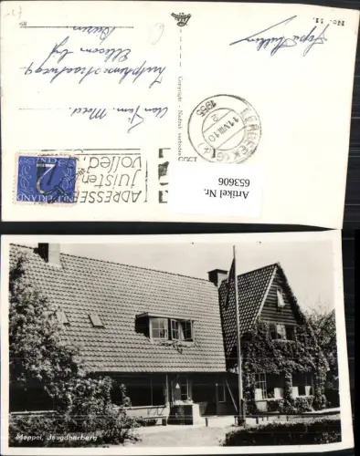 653606,Meppel Jeugdherberg Jugendherberge Fahnenmast Nederlands