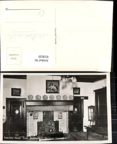 653620,Foto Ak Lage Vuursche Interieur Hotel Cafe Restaurant De Lage Vuursche Kamin Nederlands
