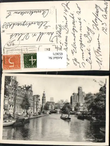 653671,Amsterdam Singel Boote Schiffe Nederlands