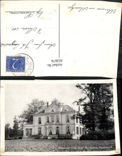 653674,Renkum Restaurant Park-Hotel Hartenstein Oosterbeek Nederlands