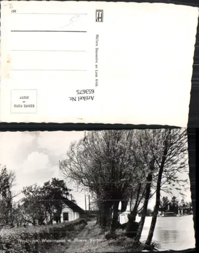 653675,Foto Ak Woubrugge Weteringpad m. Hoeve Verboom Nederlands