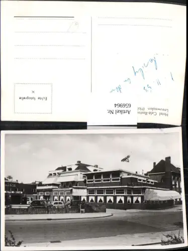 656964,Foto Ak Leeuwarden Holland Hotel Cafe Restaurant Spoorzicht Niederlande