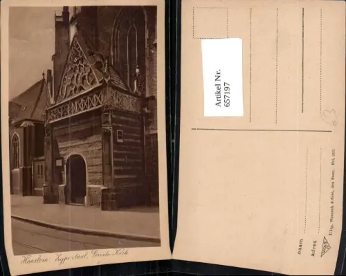 657197,Haarlem Zyportaal Groote Kerk Nederlands