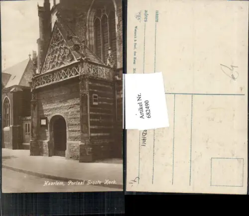682490 Haarlem Portaal Groote Kerk Kirche
